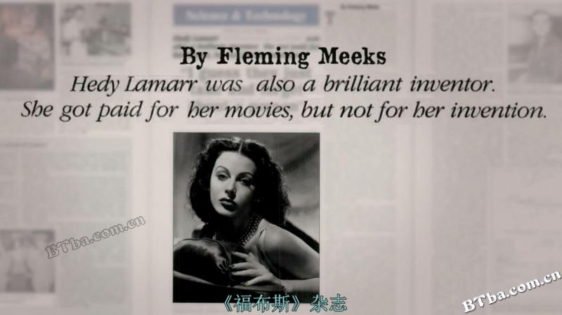 尤物：海蒂·拉玛传/艳星发明家(港)/Bombshell: The Hedy Lamarr Story