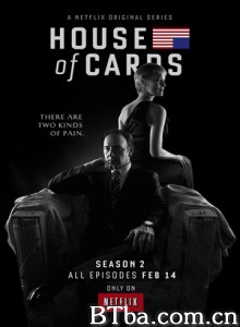 纸牌屋 第二季/棋牌室/House of Cards-720p|1080p高清bt种子下载